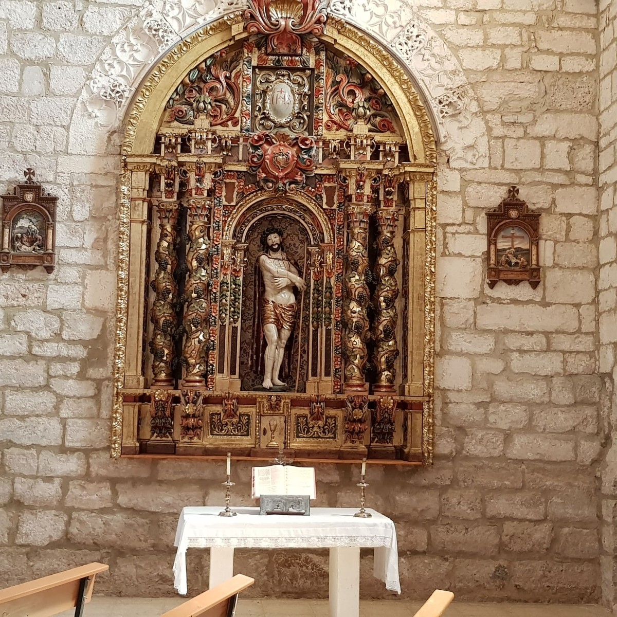 RETABLO ECCE HOMO DEL S. XVII
