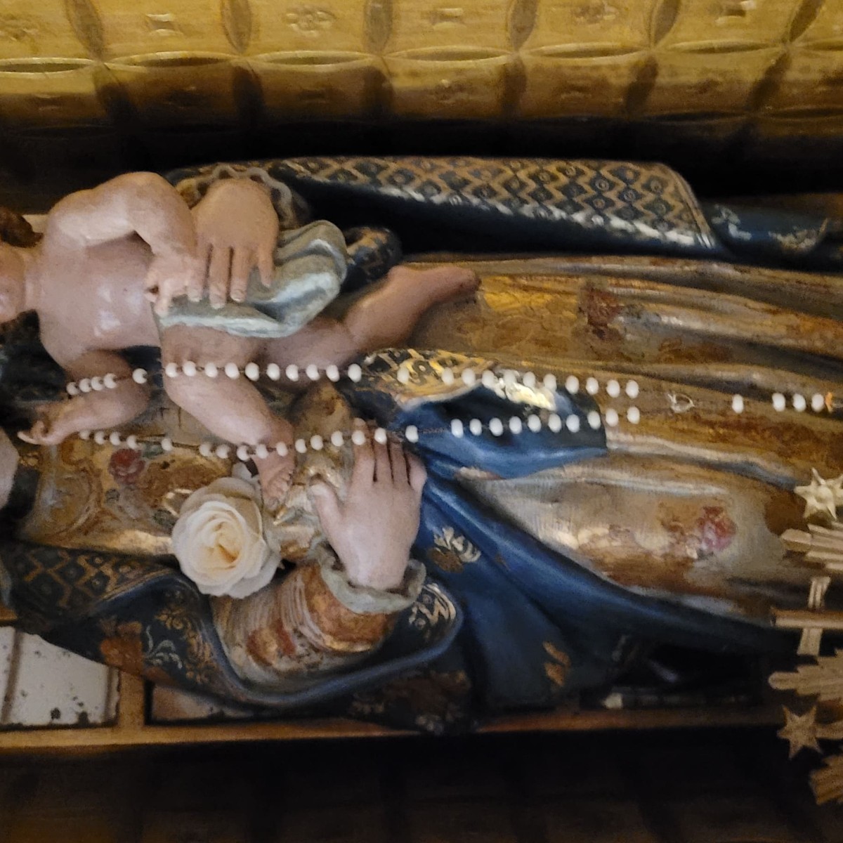 RESTAURACIÓN DEL  EXPOSITOR Y LA VIRGEN DE CARDEÑUELA